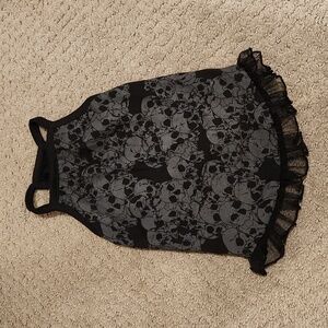 NEW Bret Michaels skull dog dress. Sz M - NEW
